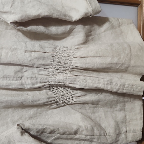 Charter Club  Beige Linen Lightweight Jacket Size L/P - Picture 8 of 10